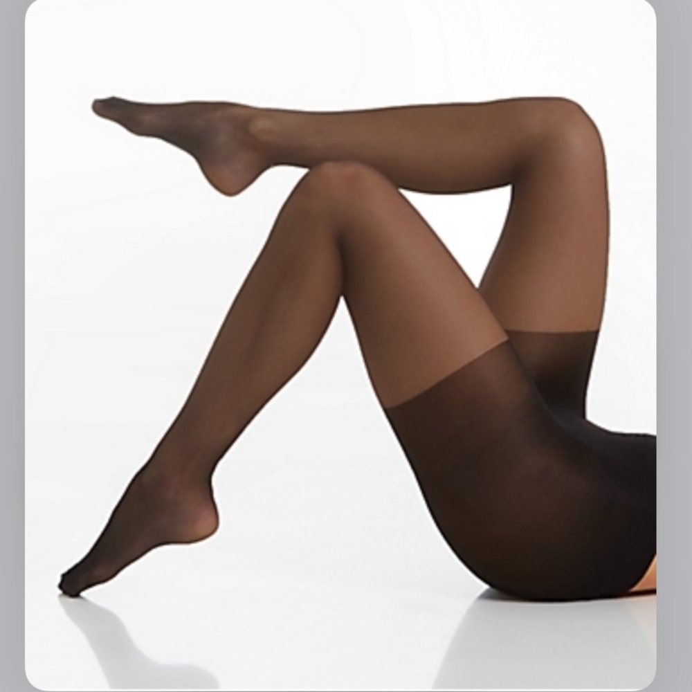 Plus size pantyhose panty new stockings leggings silky smooth sheer black xl 1x